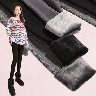 女冬季 棉裤 托腹裤 子秋冬外穿保暖裤 孕妇内搭裤 冬装 加绒加厚孕妇裤