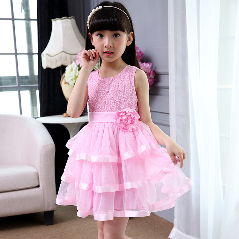 女童连衣裙夏装2021新款夏爱沙冰雪洋气M小女孩公主裙子蓬蓬纱裙