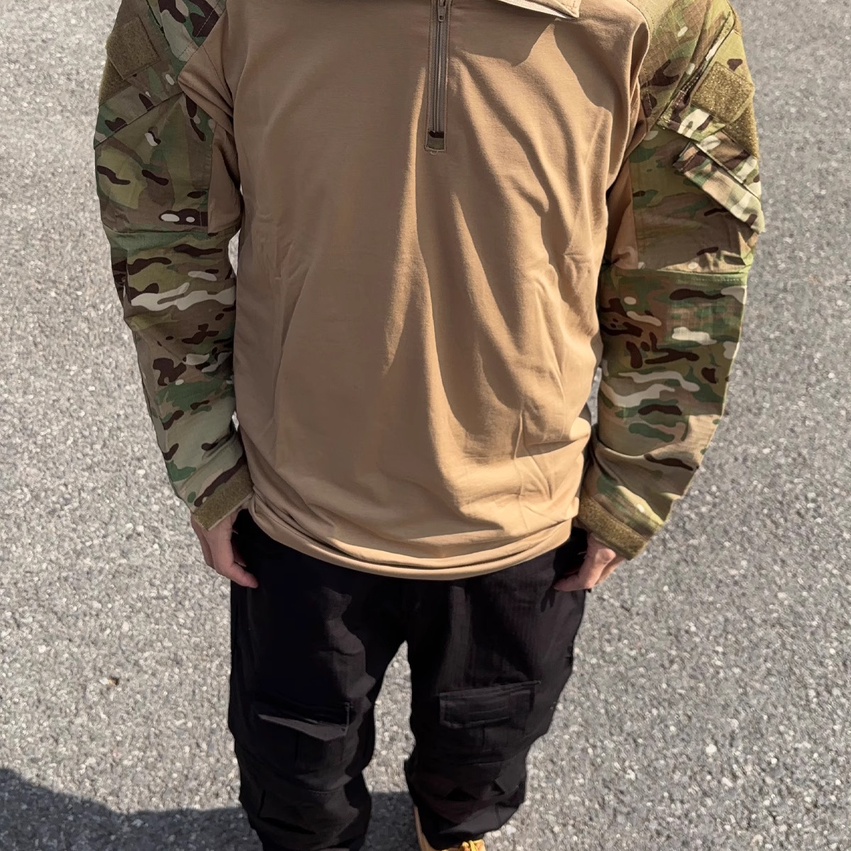 g3战术蛙服上衣男cp迷彩战术长袖T恤防刮耐磨透气有弹性