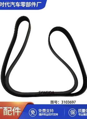 用于康明斯QSM11发动机风扇皮带 3103697 8PK1630 3288554