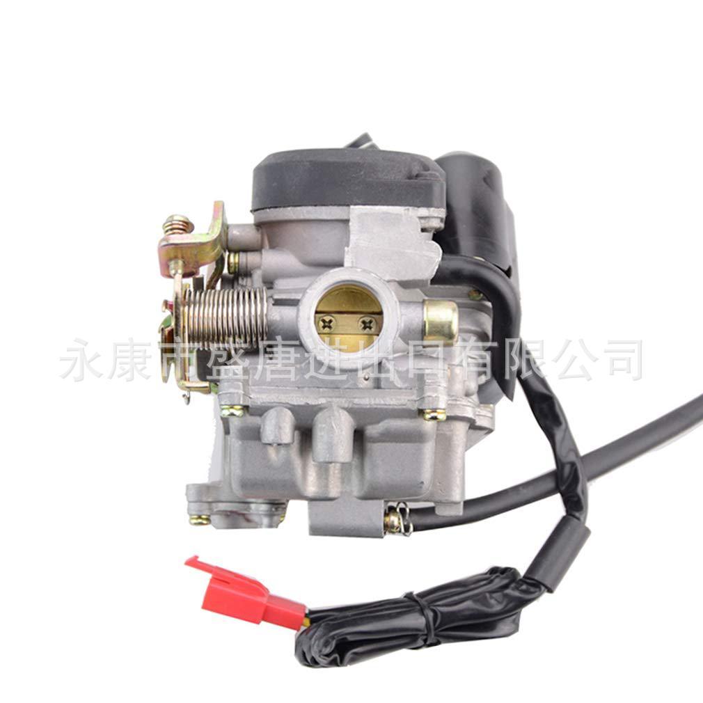 GOOFIT化油器空滤器进气歧管拉线适配GY650cc滑板车卡丁车助力车