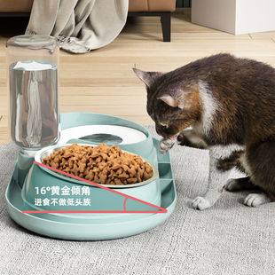 猫咪饮水机狗狗饮水器不湿嘴流动喝水插电喂水自动喂食器宠物用品