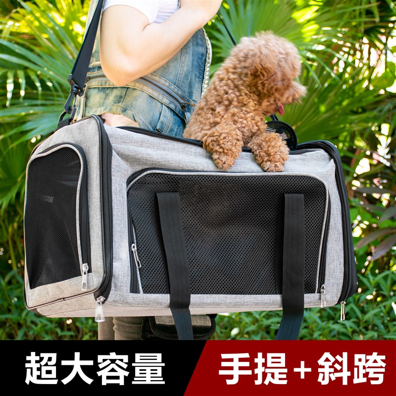 猫包外出便携透气车载手提斜跨猫咪狗狗泰迪笼子宠物包