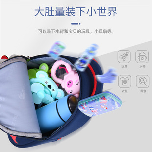 幼儿园书包男恐龙2021新款可爱男孩红蓝黄绿色小班中班男童双肩包