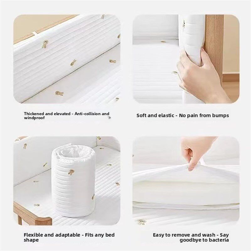 婴儿床床围软包防撞条儿童拼接床护栏围栏挡布护边宝宝小床三件套