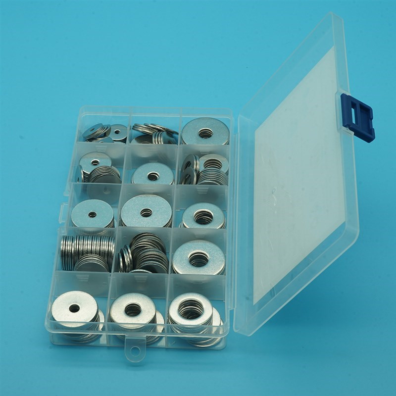 304不锈钢垫圈 /垫u片套装 M3-M12 15种尺寸