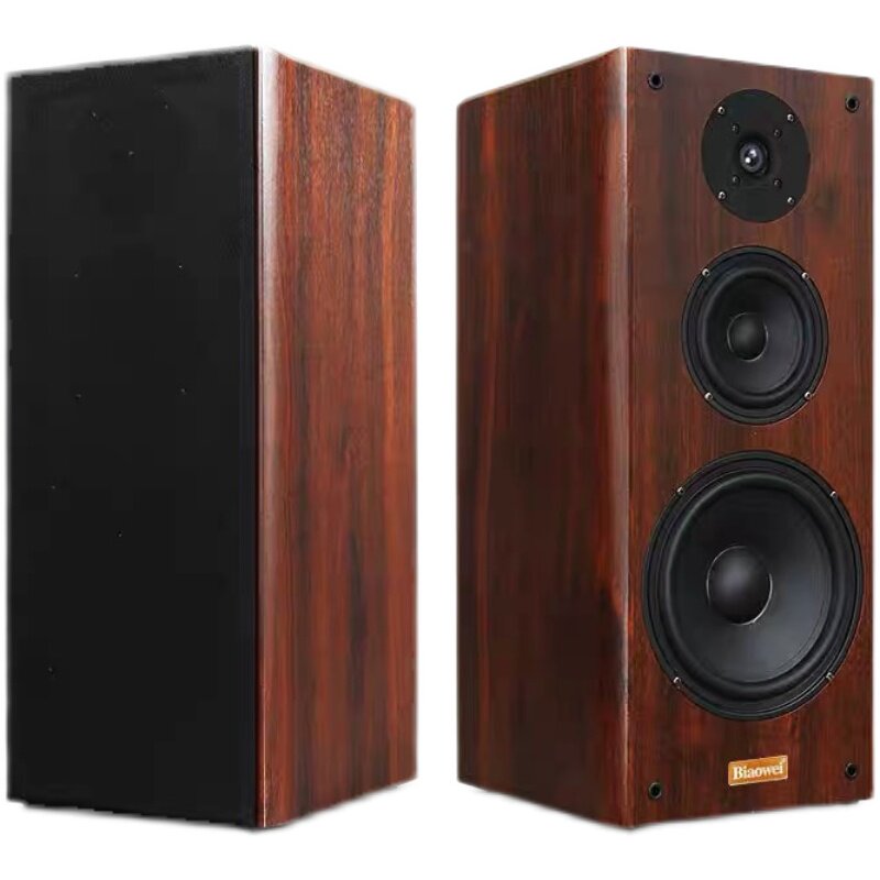 8寸重低音书架音箱无源音箱3分频落地发烧音质利器澎湃低