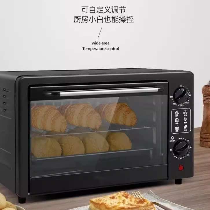 现代电烤箱迷你48升家用22L大容量新品多功能自动烘焙无烟烧烤