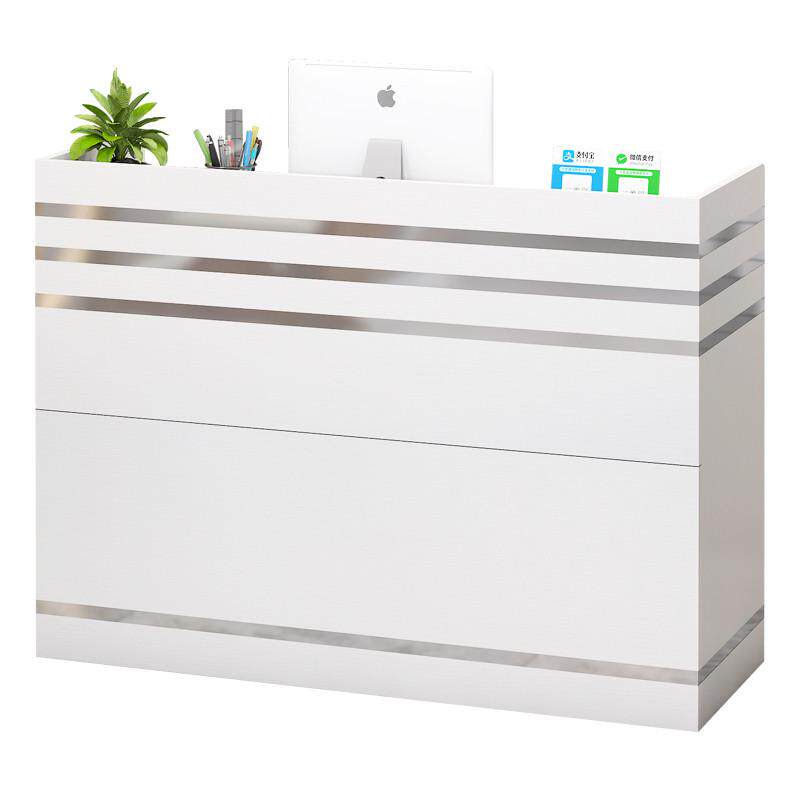 收银台简约现代前台接待台吧台超市店铺小型美甲店展示架酒吧柜台