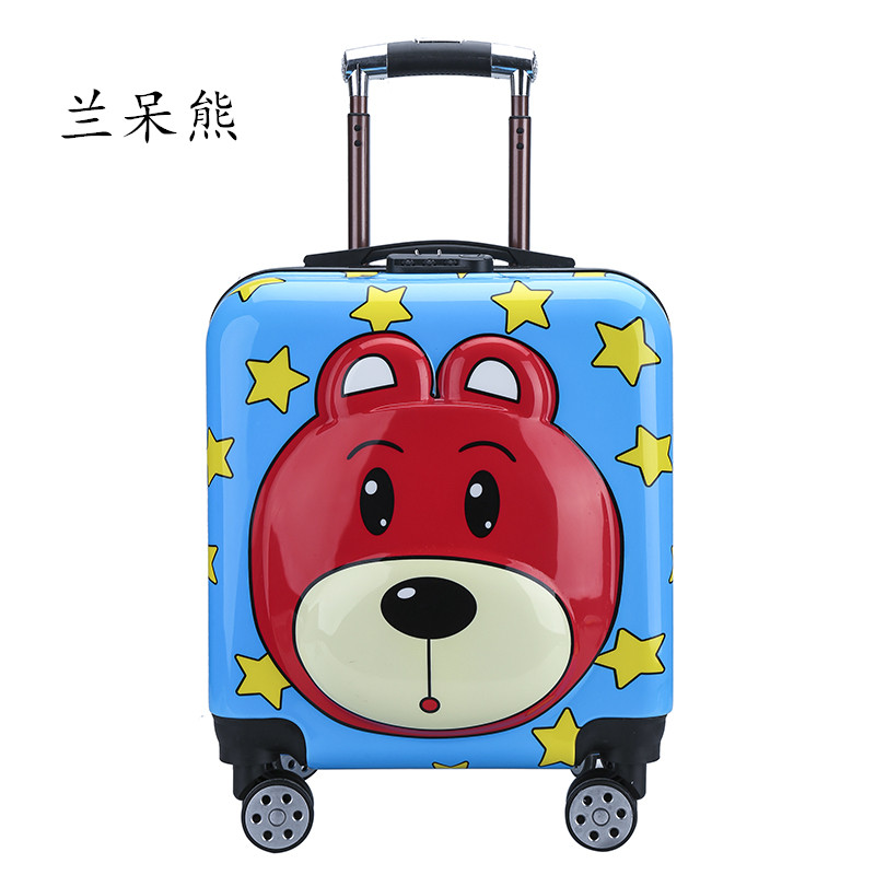 。夏令营行李箱儿童旅行箱男孩18寸拉杆箱行李箱多功能户外旅行箱