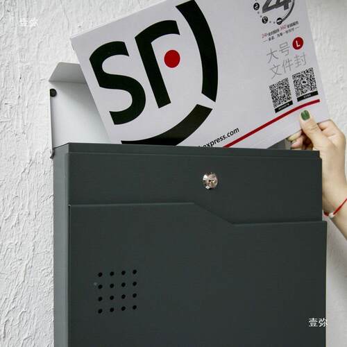 信报箱JGW室外挂墙大号件袋举报意信文箱见箱别墅邮箱防雨锁总经