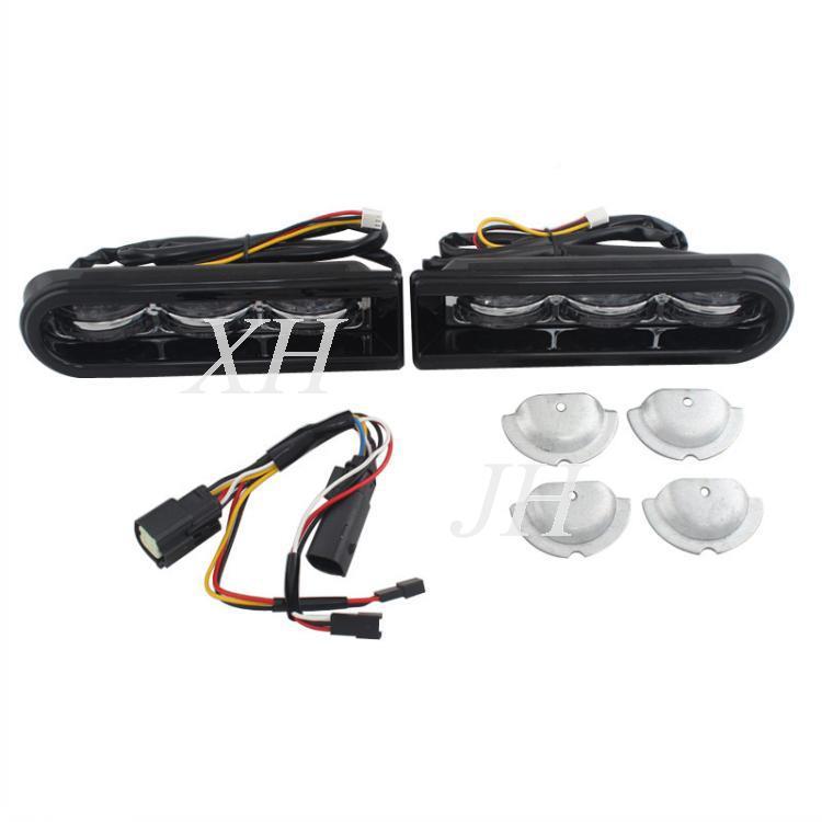 哈雷滑翔公路滑翔装王HXP刹车灯后后尾灯路加装LED尾灯14-2改2