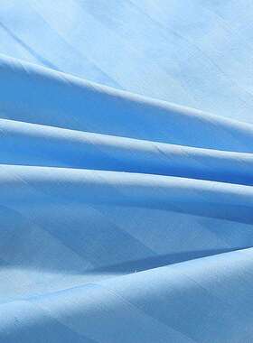 星级馆酒布分草纯棉民宿三店件套全棉三公宾缎条86099酒店四件套