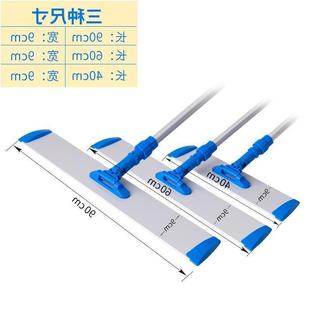 懒拖把伸缩铝杆平地拖家用GVD粘式免人手洗排拖尘扣推可替换拖板