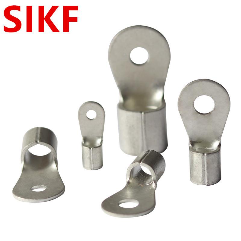 RN698B1.接25/2/3.5/55-3/4/5/6/8.圆形裸端头紫铜冷压线端子铜线