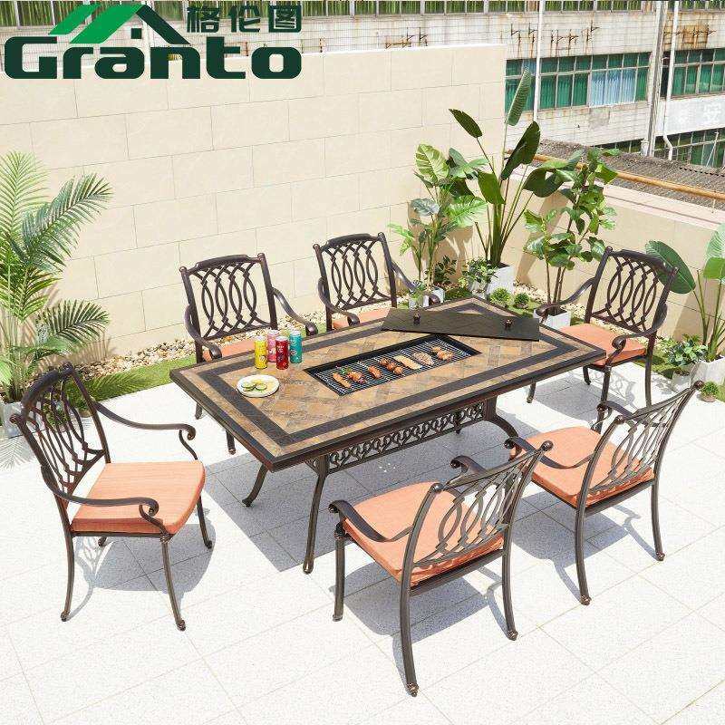 户外庭院中式铸铝椅室外花园艺烤炉凌美椅餐家桌具阳台台休铁闲椅,畜牧/养殖物资,特种养殖设备,淘宝优惠券,粉丝福利购,淘宝优惠卷
