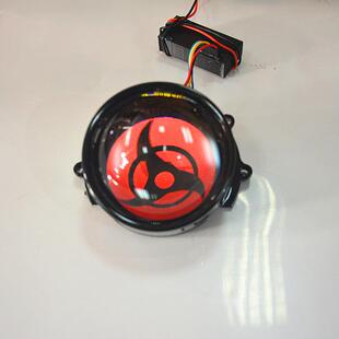 8种模式动态恶魔改眼汽车灯L恶魔眼灯E装饰D透镜大装九号车鹰眼灯