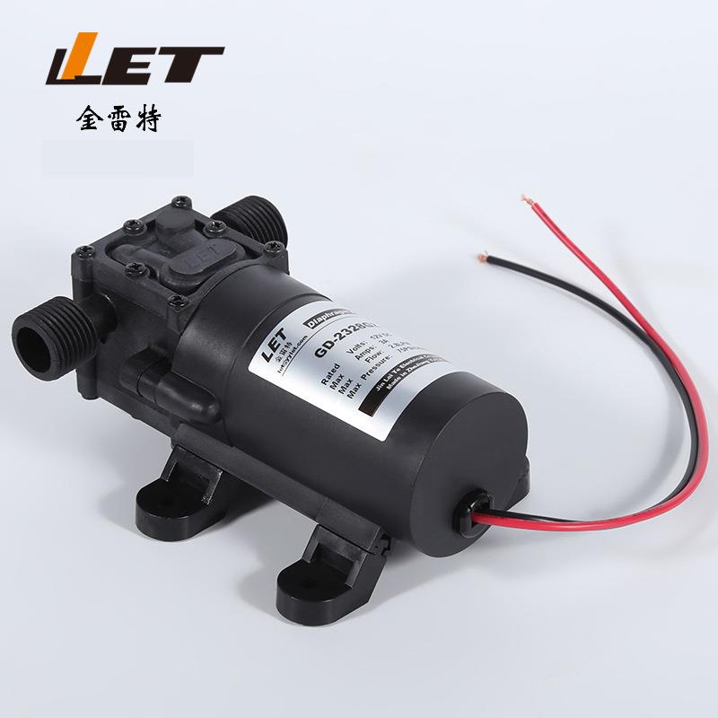 GD-2328Z12V压24V洗车型隔膜泵G农用高JLT-012洗车泵微车用洗水泵
