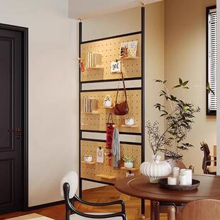 铝型材厅隔断挡免打孔板顶餐天立地洞洞板屏风CNY办公品室装饰展