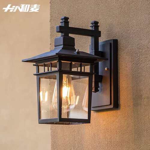 欧式外壁灯户外555灯防阳水庭院灯台墙灯楼梯过道门口室外墙壁大
