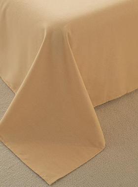 新款纯罩棉磨毛棉床单单品全纯色加厚单人宿H56896舍床床笠床单单