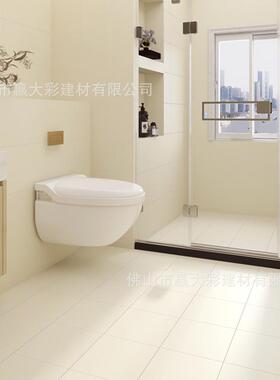 黄奶奶白奶油超耐磨34801素色微水泥柔瓷室内通铺超耐磨砖防滑光