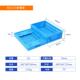 PP蓝色加厚折叠收纳筐6折KCE塑00 170折水果周转叠筐生鲜配送叠胶