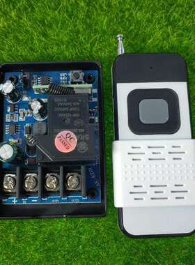 滑盖单键遥控1V4v36v48V30A2一路2开关汽车喇叭LDE灯光改装12-48V