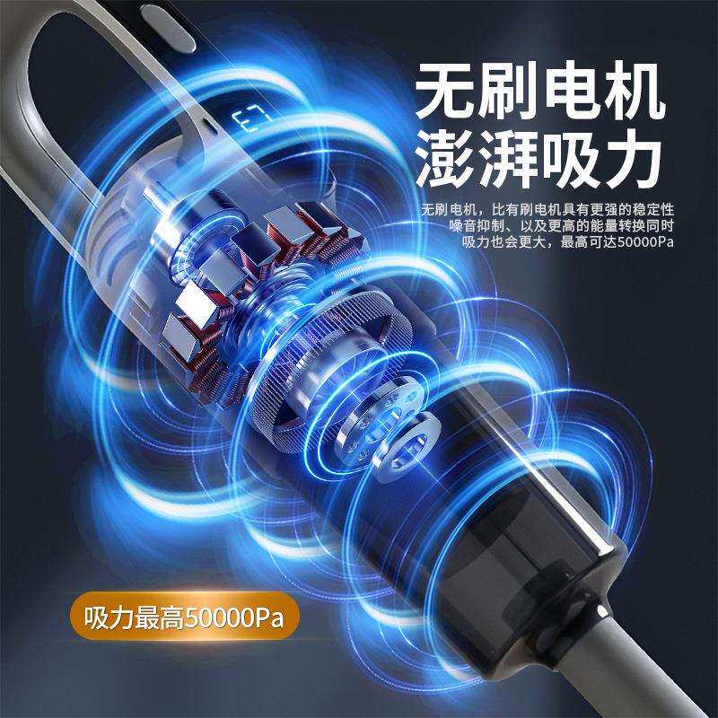 跨境无吸器家用吸力除KZM螨显尘拖洗尘地机一体轻便手持式线拖地