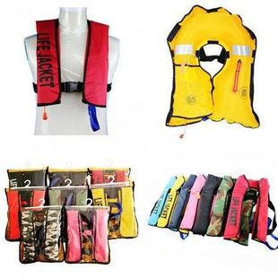厂家直围发便携式船986用式充气救生衣全自动气胀式勃救衣C生CS船