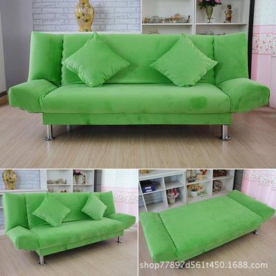 SF-001租房沙人发床小户型叠沙发床单双人三折人艺小户型布懒人沙