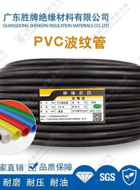 工厂直销灰色穿线软纹管PC波管波纹塑料V线束管SP-PVC除尘机械通