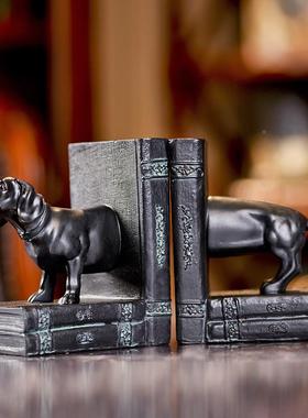 美式乡村树脂工艺欧品仿式w8000-29宠物狗书档摆件家居客古厅酒柜