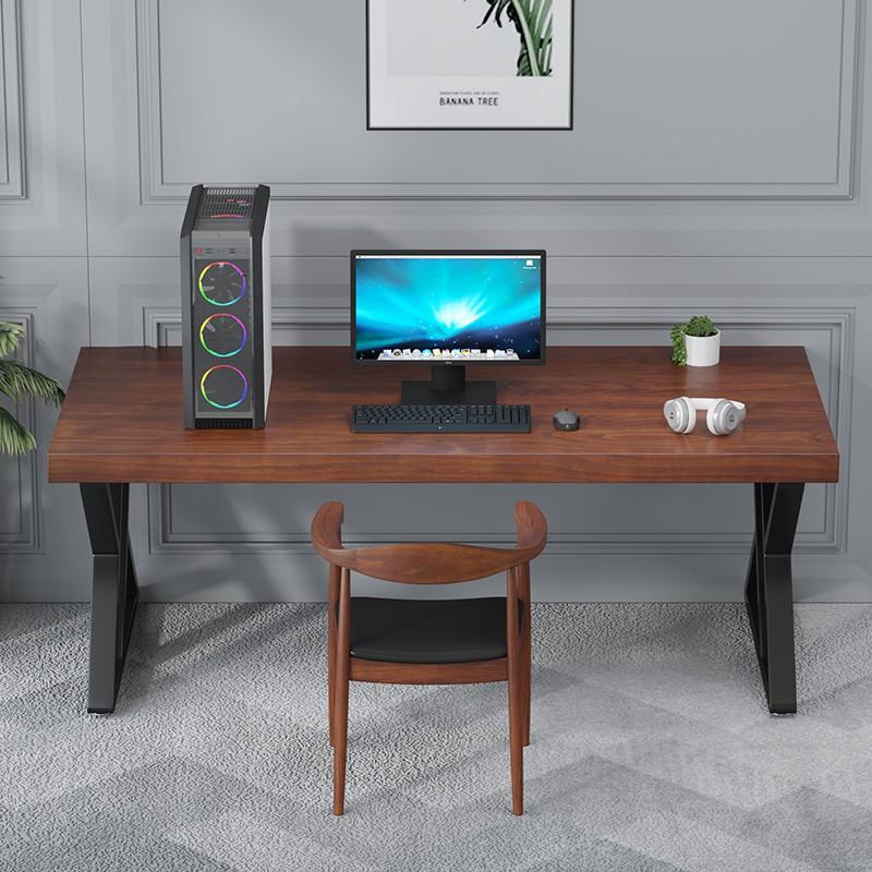 纯实木电PAP脑办公桌学女习桌椅单简约孩人小型经理电竞子简易约