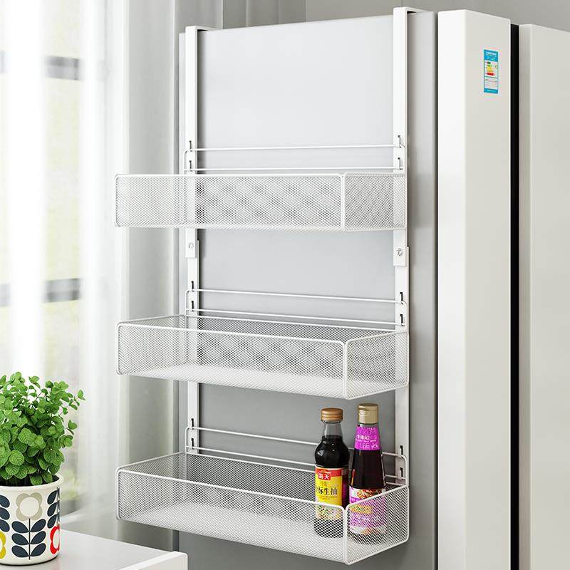 房冰箱置物架侧收纳288侧面挂架篮子调料挂壁式层多免打孔旁厨边,电子/电工,接线端子,淘宝优惠券,粉丝福利购,淘宝优惠卷