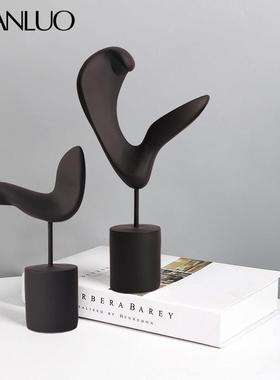 现代装简约抽象合树9000-61脂摆酒件店别墅组电视柜玄关创意桌面