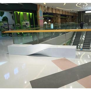 厂家直供玻璃钢场美陈休座闲椅型户外公共休息扭扭坐凳HYG 609异