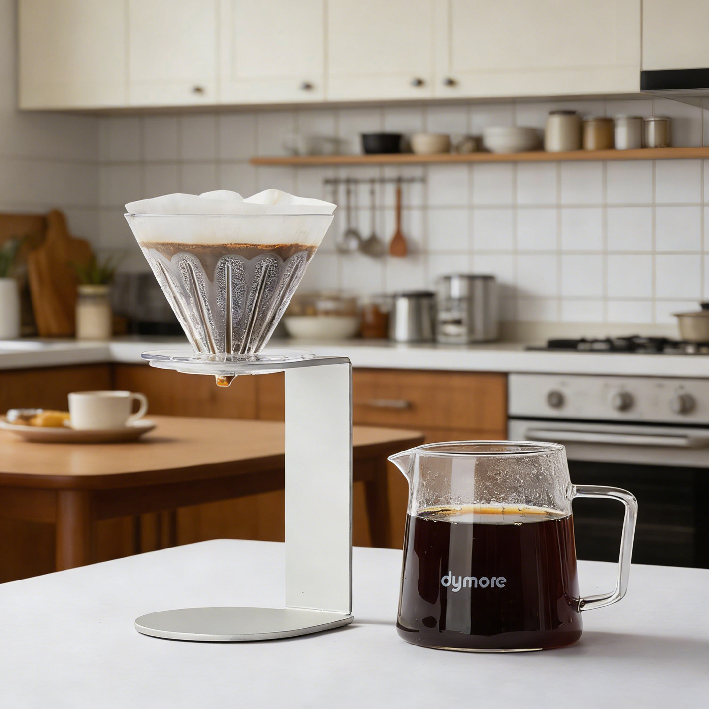 戴摩铝合金手冲咖啡支架滤架图片