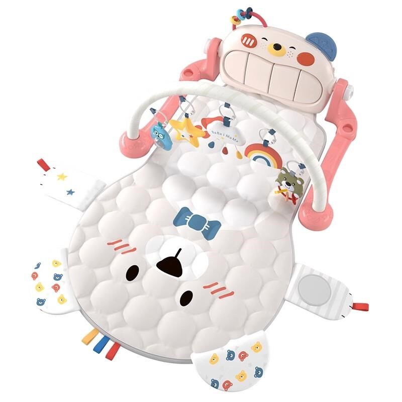 婴儿脚踏钢琴健身架器新生幼儿宝宝0-3三四个月3音乐益智脚蹬玩具