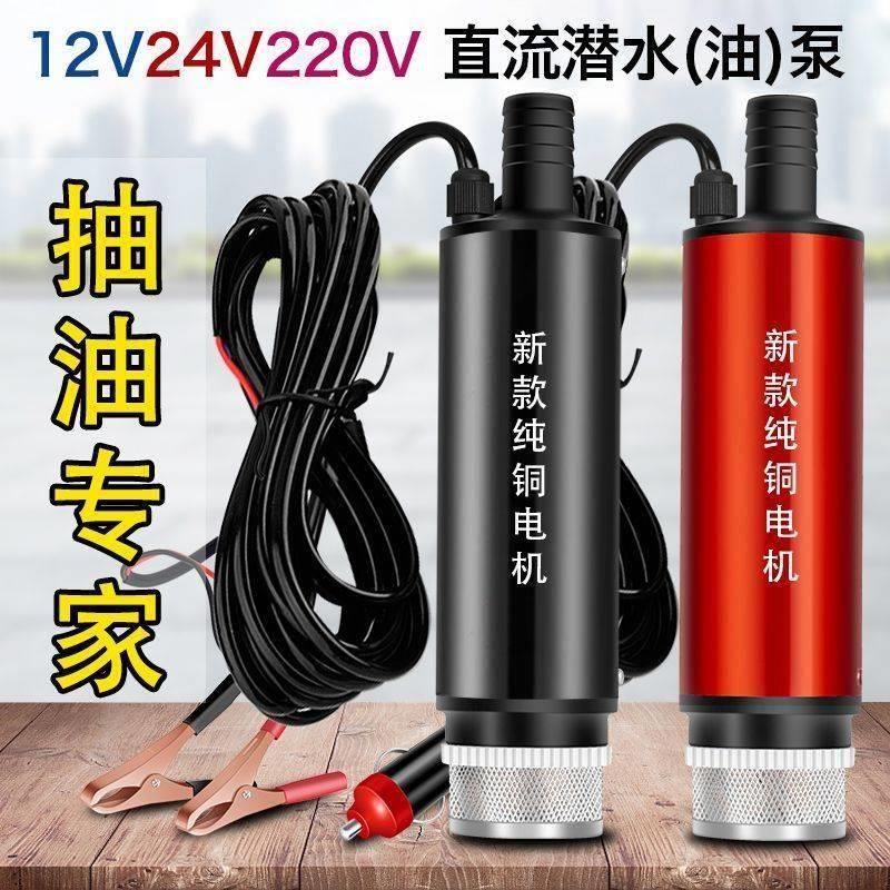 新疆西藏电动抽油泵12v自吸柴油泵24v大功率柴油桶抽油泵220v