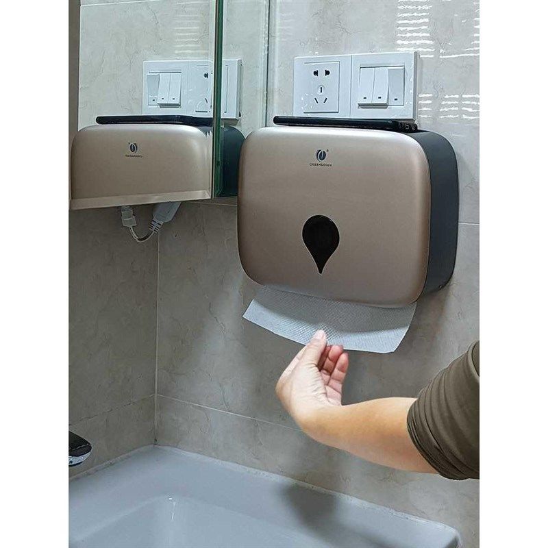 A5L擦手纸盒挂壁式洗手间檫手纸巾架向下家用壁挂厨房倒挂免打孔