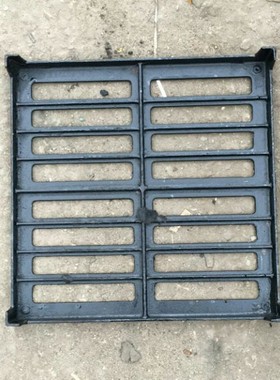 400400方形带角球墨铸铁井盖下水道排水沟雨水篦水沟盖板