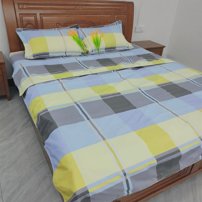 定做加厚磨毛学生宿舍彩绒棉简约柔软亲肤全棉小清新单件被套被罩