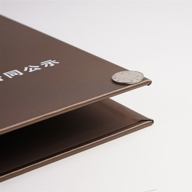 A4A5卡册文件夹样板册活页夹档案夹定制招标会议文件夹LOGO印制