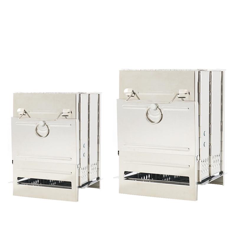 便携式不锈钢折叠烧烤炉户外木炭烤肉炉柴火炉野营烤架取暖炉大号