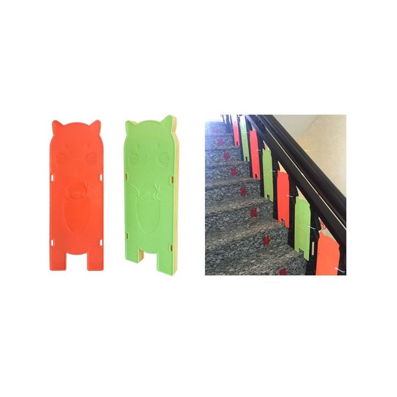 6片婴儿楼梯防护栏小孩楼梯护栏安全挡板儿童上下楼梯防摔护板