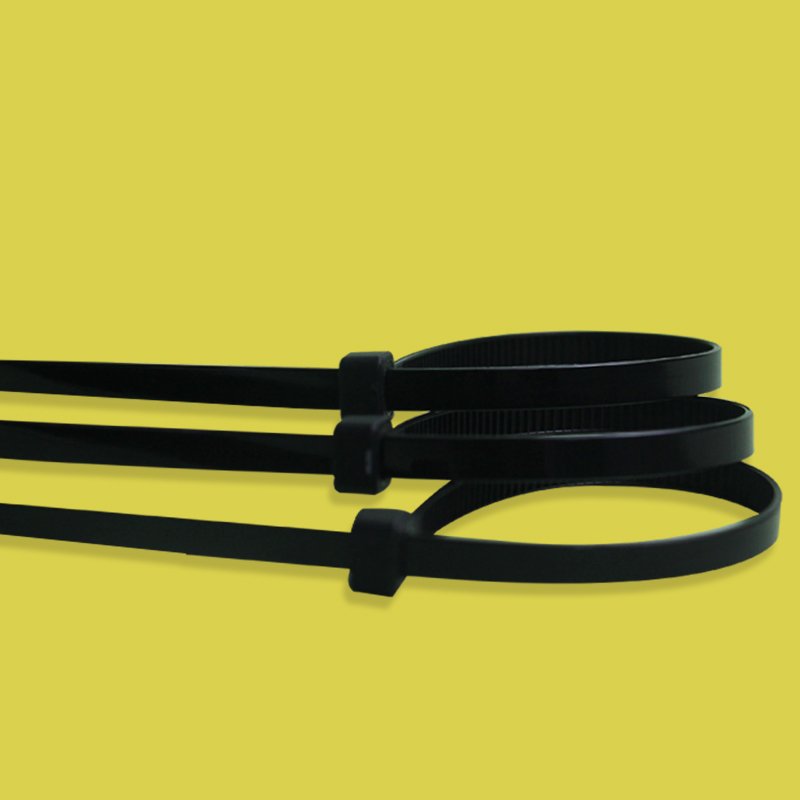 扎带8*350足250条尼龙扎带束线带塑料N扎带黑白色尼龙扎带