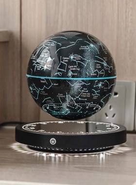 新品磁悬浮摆件星座球氛围灯卧室装饰摆件三八妇女节礼物送女生礼