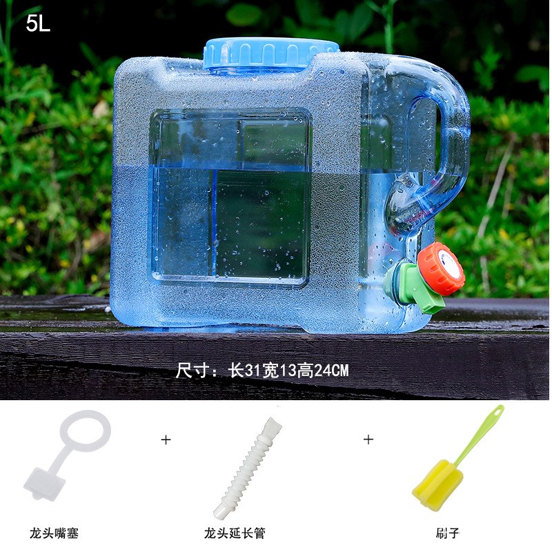 pc户外水桶家用储水用蓄水大容量塑料装存水P矿泉纯净饮水箱带龙