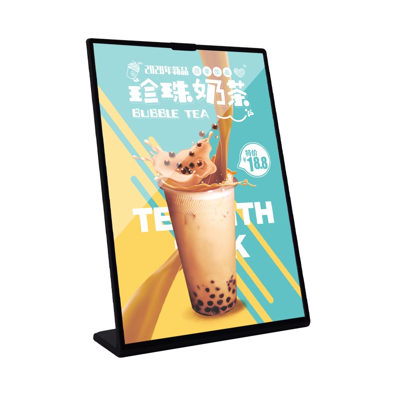 亚克力台牌奶茶店菜单展示牌价目表p摆台塑料台卡收银台吧台点餐